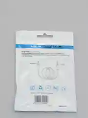 Белый аудио адаптер-переходник USB для микрофона, два разъема mini-jack 3.5 мм