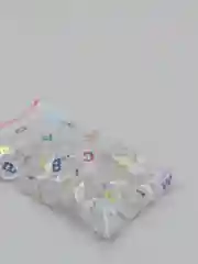 Бусины с буквами прозрачные, круглые, 10 мм
