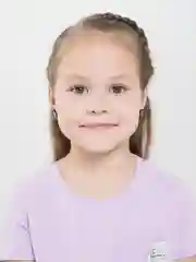 Черный серьги детские "Звездочки"