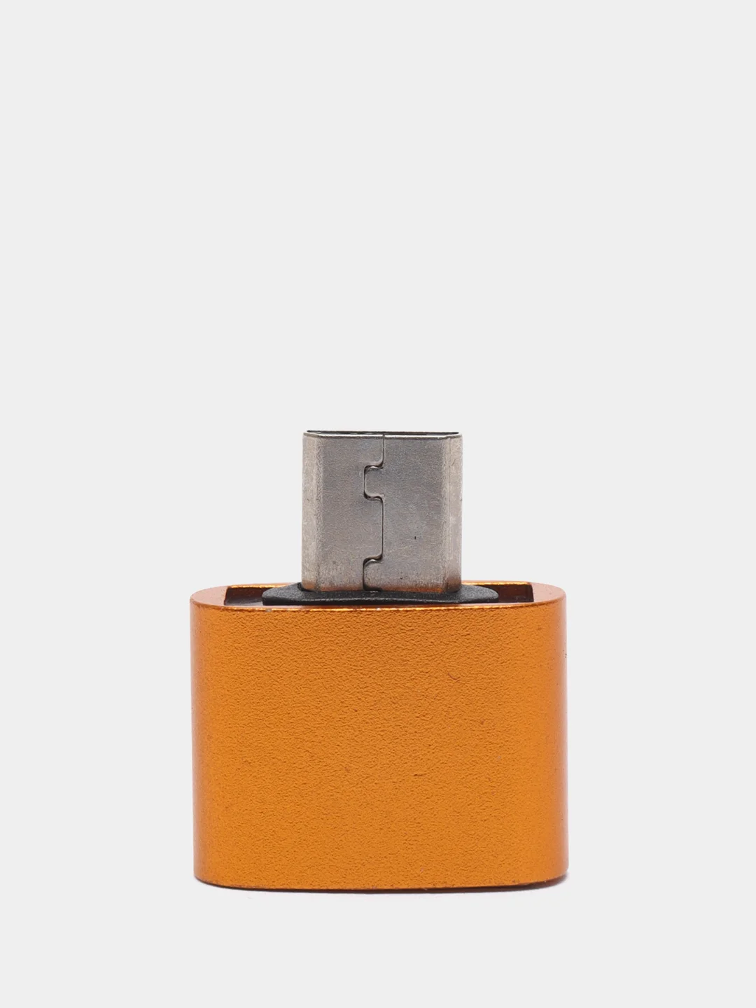 Золотой адаптер переходник с USB Type - C (вход) на OTG USB 3.0 (выход) c MicroUSB на USB