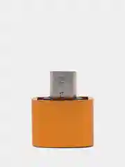 Золотой адаптер переходник с USB Type - C (вход) на OTG USB 3.0 (выход) c MicroUSB на USB