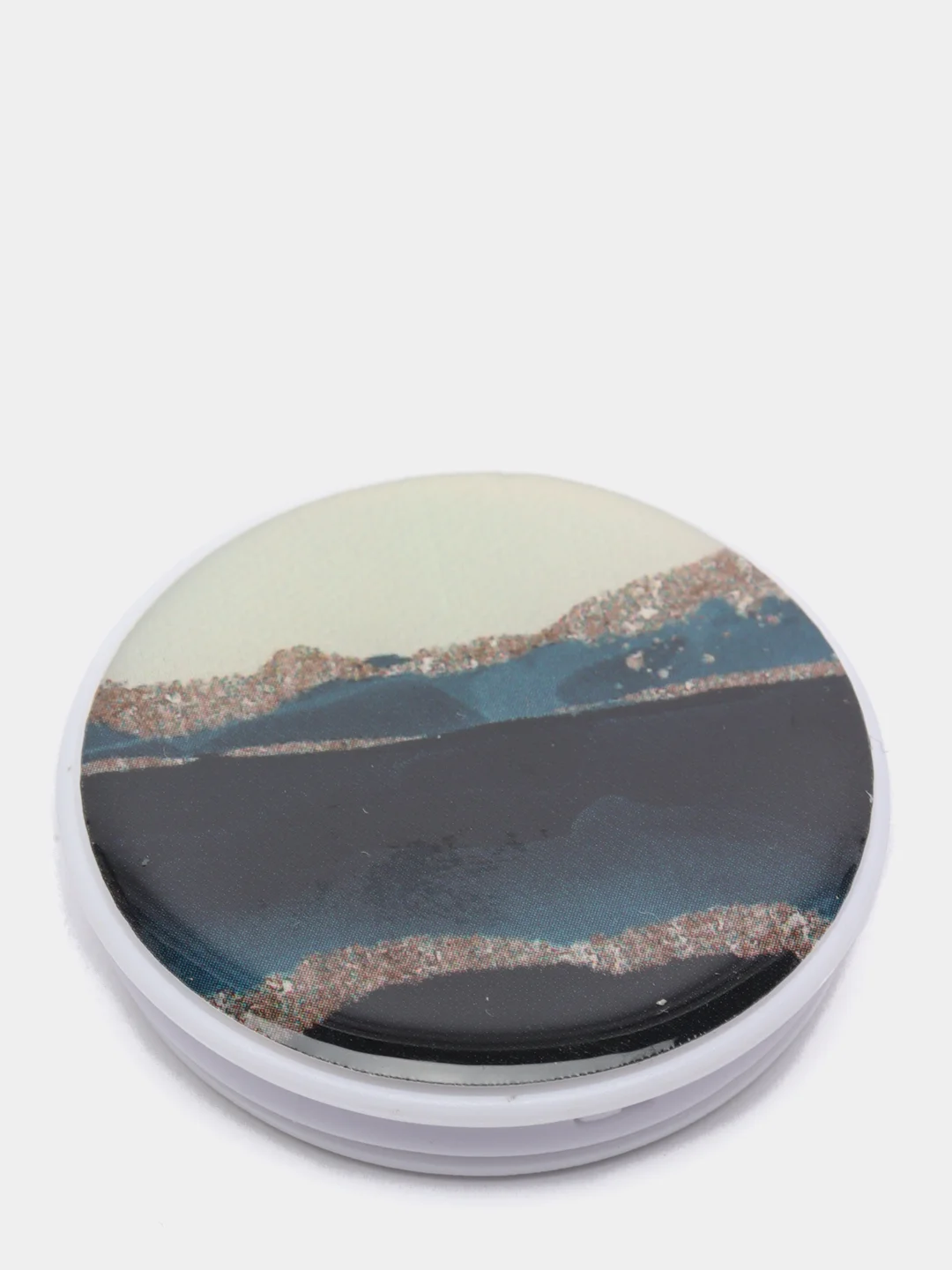 Морской попсокет Popsocket, акрил подставка держатель телефона наушников Яркие краски золото волны