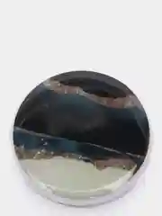 Морской попсокет Popsocket, акрил подставка держатель телефона наушников Яркие краски золото волны