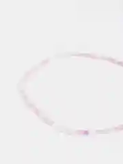 Пудровый чокер из бисера