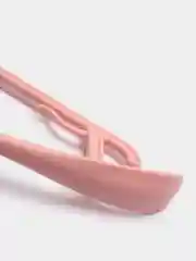 Розовый вешалка для белья пластиковая, 1 штука