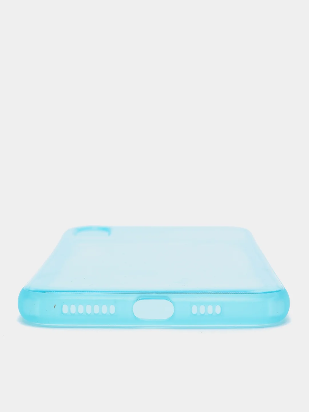 Голубой чехол для Apple iPhone XS Max силиконовый