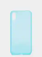 Голубой чехол для Apple iPhone XS Max силиконовый