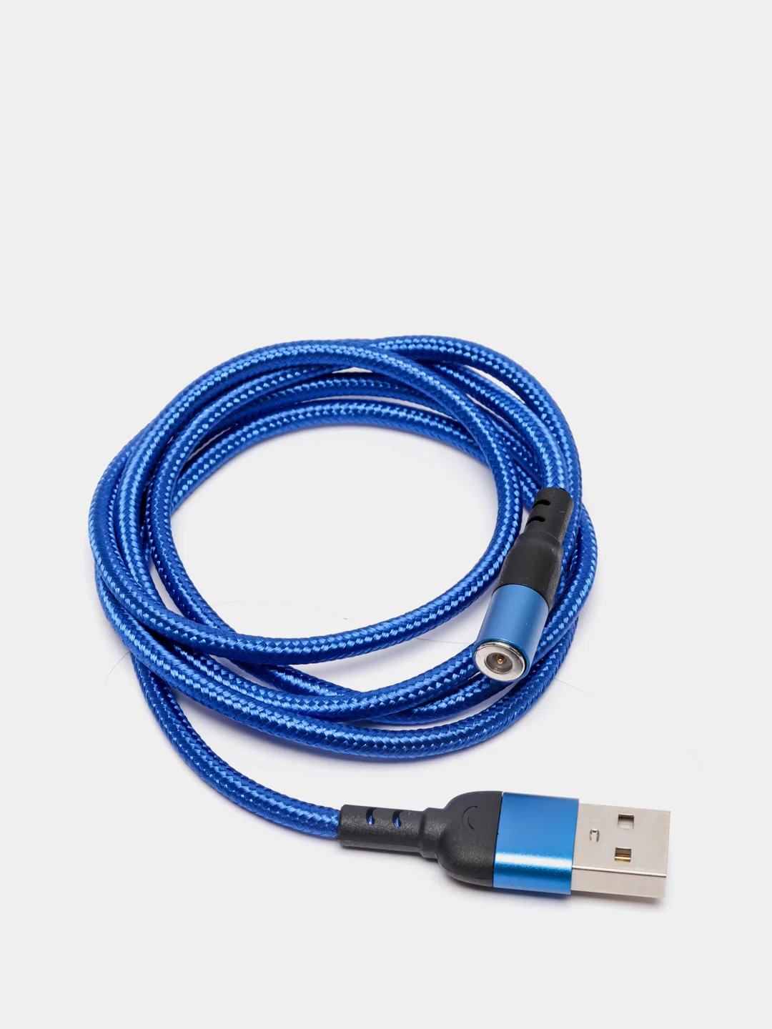 Синий магнитный кабель Fonken USB