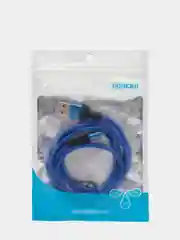 Синий магнитный кабель Fonken USB