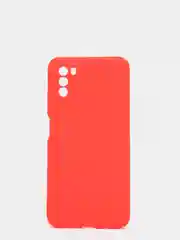 Красный чехол для Xiaomi Poco M3 матовый
