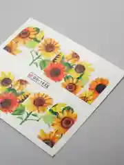 Наклейки для ногтей, слайдеры, стикеры, для ногтей (водные) - Sun Flower BN1933