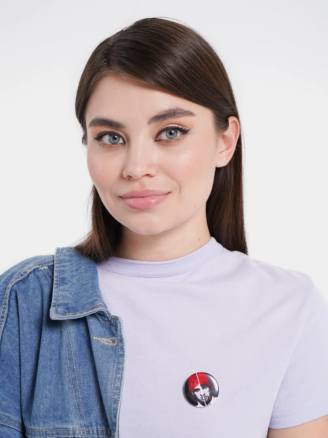 Аметистовый значки, пины, "Музыка", "Рок", "Поп"