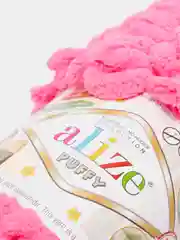 Фуксия пряжа Alize Puffy петельки