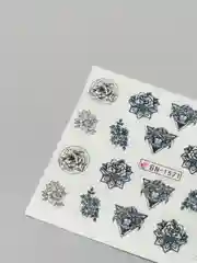 Ледяной наклейки для дизайна ногтей, слайдеры
