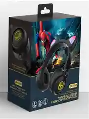 Черный беспроводные детские наушники со светящимися ушами Wireless Headphones ZW-038
