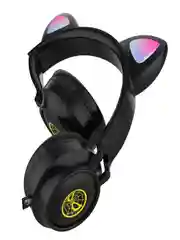 Беспроводные детские наушники со светящимися ушами Wireless Headphones ZW-038