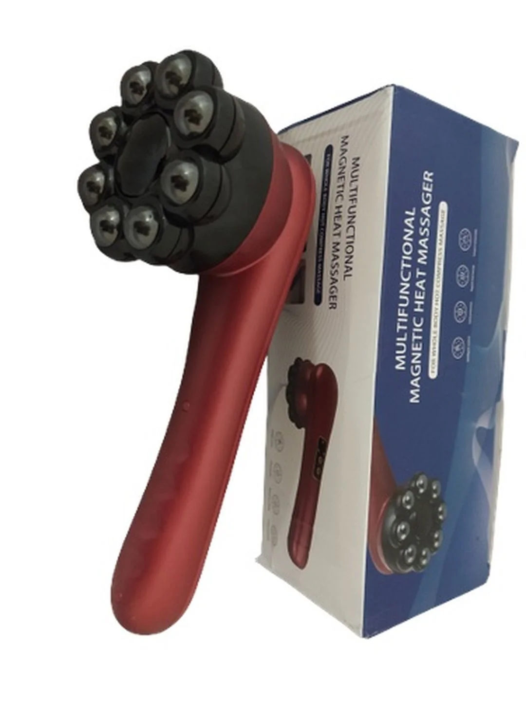 Вибромассажер инфракрасный магнитный антицеллюлитный с подогревом Magnetic Heat Massager