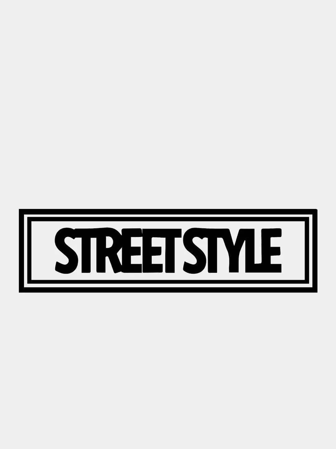 Черный jdm наклейка STREETSTYLE