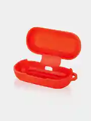 Красный чехол на Huawei FreeBuds Lite/Honor FlyPods Lite для наушников КАРТОФАН, силикон матовый