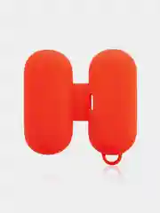 Красный чехол на Huawei FreeBuds Lite/Honor FlyPods Lite для наушников КАРТОФАН, силикон матовый