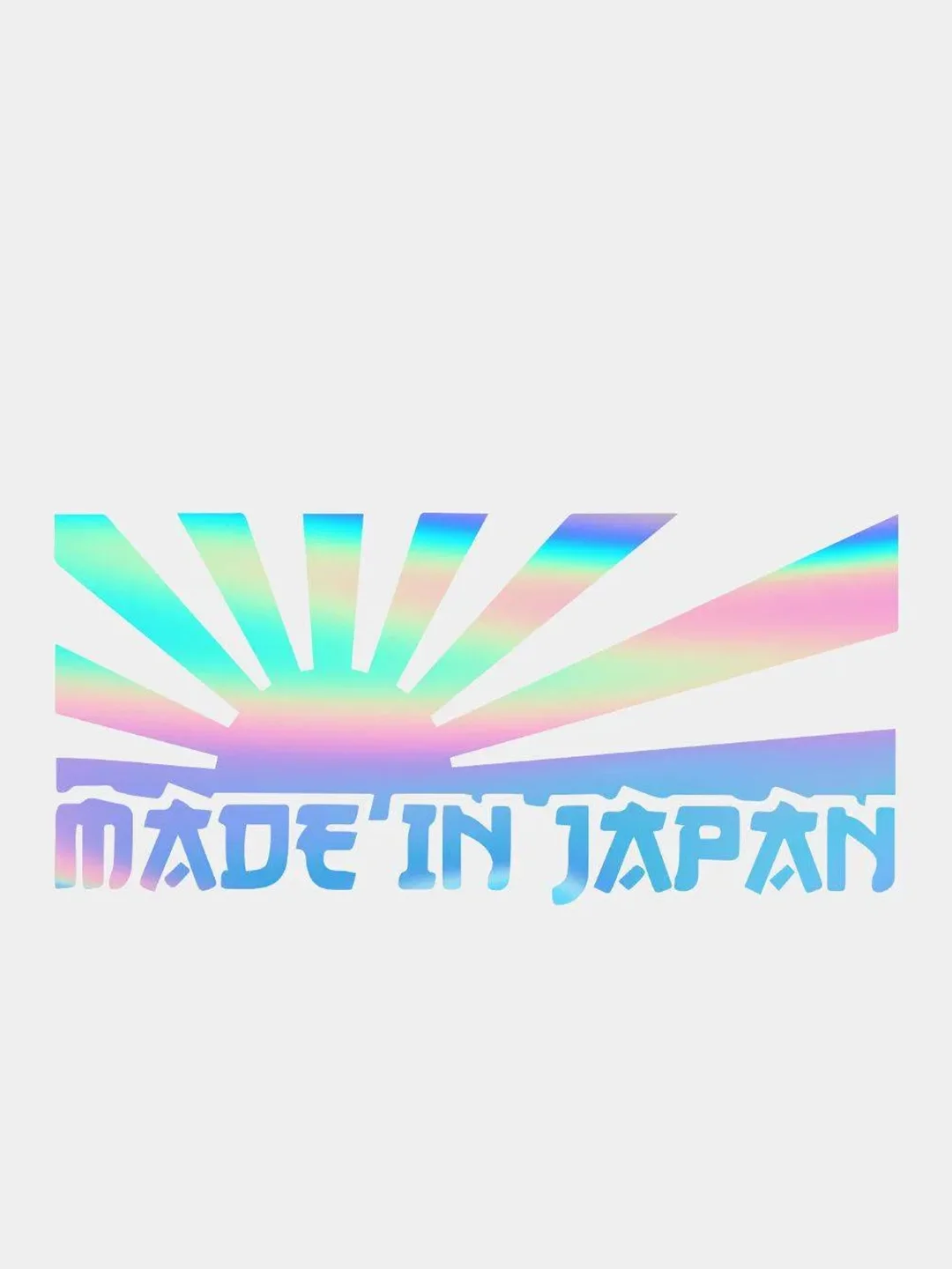 Бирюзовый jdm наклейка MADE IN JAPAN