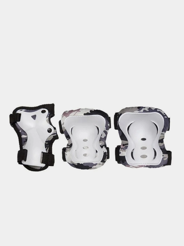 Защита детская COSMOKIDZ combo LRC-001, камуфляж серый, S