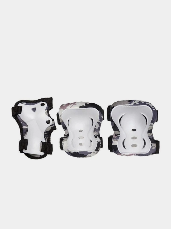 Защита детская COSMOKIDZ combo LRC-001, камуфляж серый, M