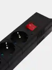 Сетевой фильтр 5 гнезд с заземл.  2USB 1,5м черный duwi 32591 8