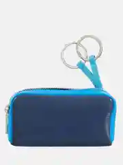 Голубой кожаная ключница DuDuBags серии Bahamas