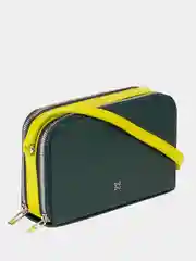 Зеленый итальянская кожаная сумка DuDuBags серии Ines