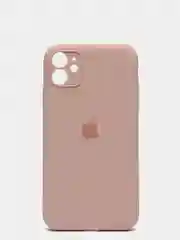 Светло-бежевый чехол Silicone Case для iPhone 13 /11/12/12 ProMax с защитой камеры с бархатной подкладкой
