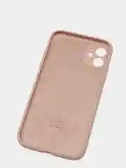 Светло-бежевый чехол Silicone Case для iPhone 13 /11/12/12 ProMax с защитой камеры с бархатной подкладкой