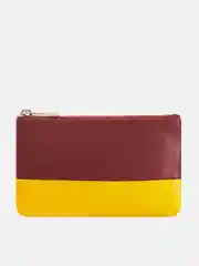 Бордовый кожаная ключница DuDuBags серии Kimolos