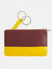 Бордовый кожаная ключница DuDuBags серии Kimolos