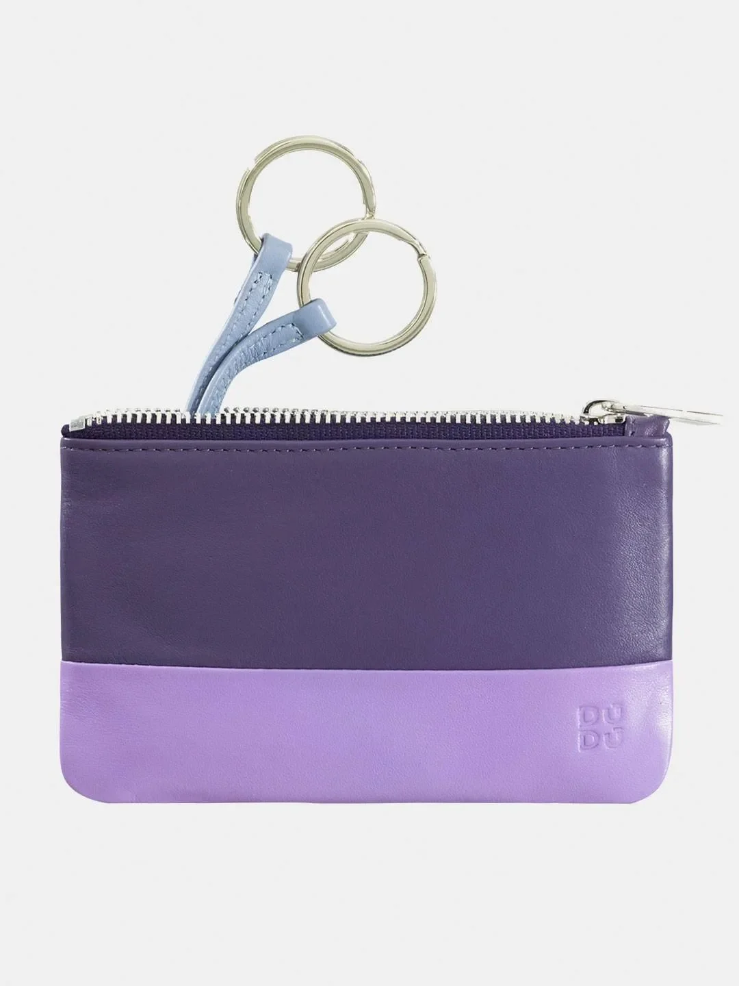Фиолетовый кожаная ключница DuDuBags серии Kimolos