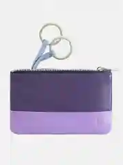 Фиолетовый кожаная ключница DuDuBags серии Kimolos
