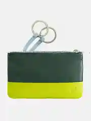 Зеленый кожаная ключница DuDuBags серии Kimolos