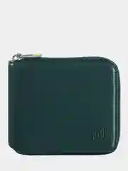 Зеленый кожаный кошелёк DuDuBags серии Faro