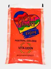 Фестивальные краски Холи Holi Heart Vita Udin для праздников, набор 3 штуки, цвет красный