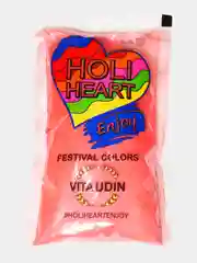 Фестивальные краски Holi Heart Vita Udin для праздников, набор Холи 3 шт. цвет бордовый
