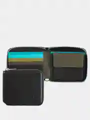 Коричневый кожаный кошелёк DuDuBags серии Faro