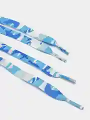 Небесно-голубой шнурки радужные