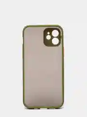 Зелёный хаки чехол iPhone 12 матовый