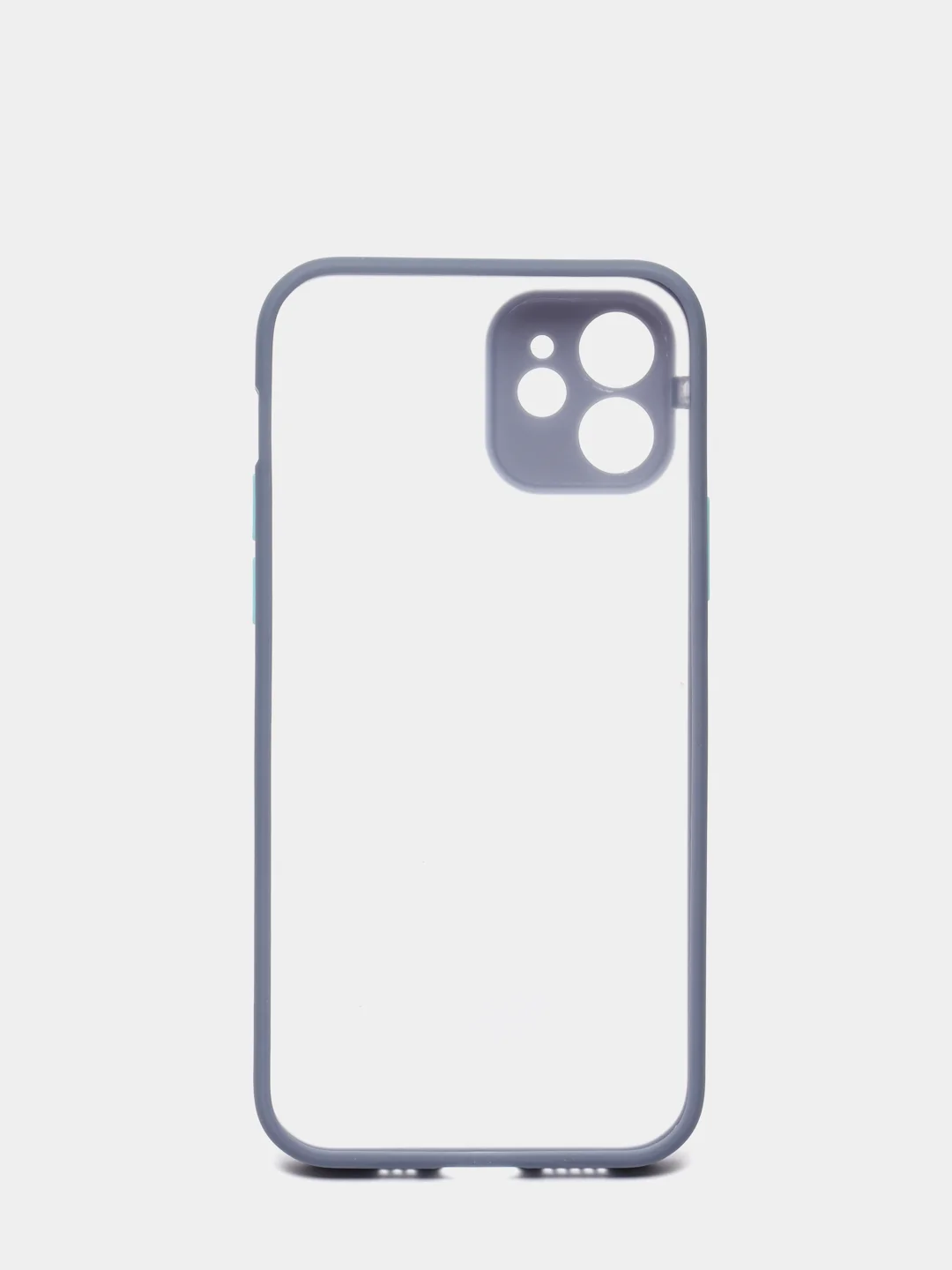 Синий меланж чехол iPhone 12 матовый