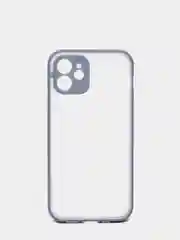 Синий меланж чехол iPhone 12 матовый