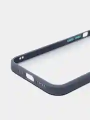 Синий меланж чехол iPhone 12 матовый