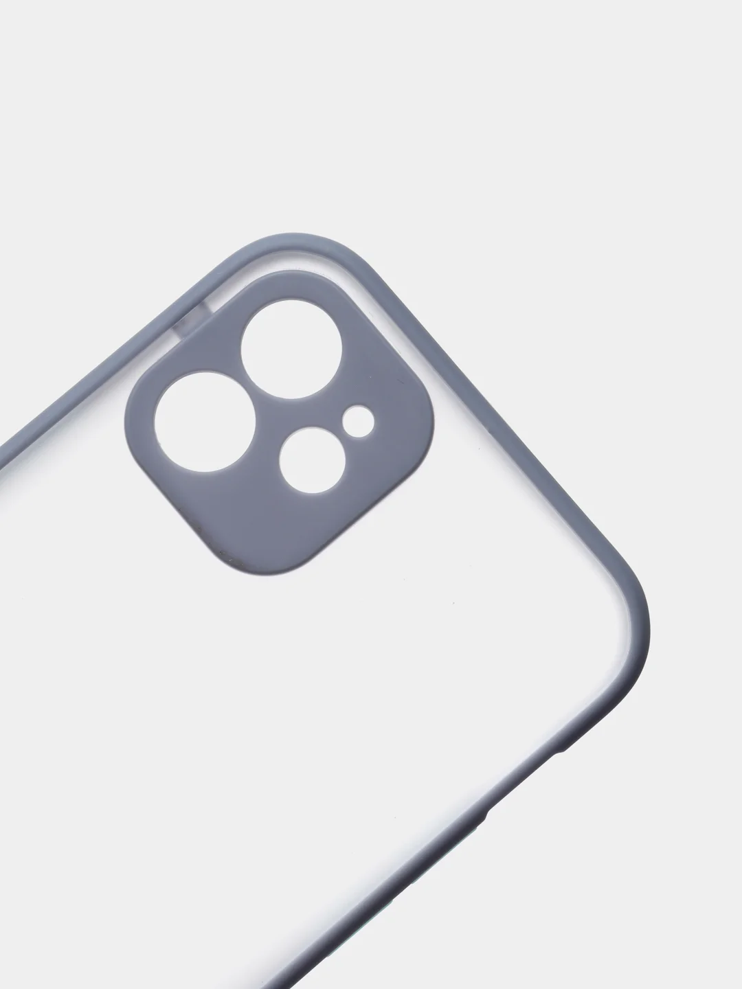 Синий меланж чехол iPhone 12 матовый