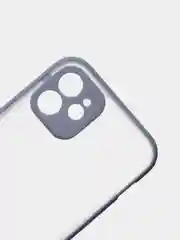 Синий меланж чехол iPhone 12 матовый