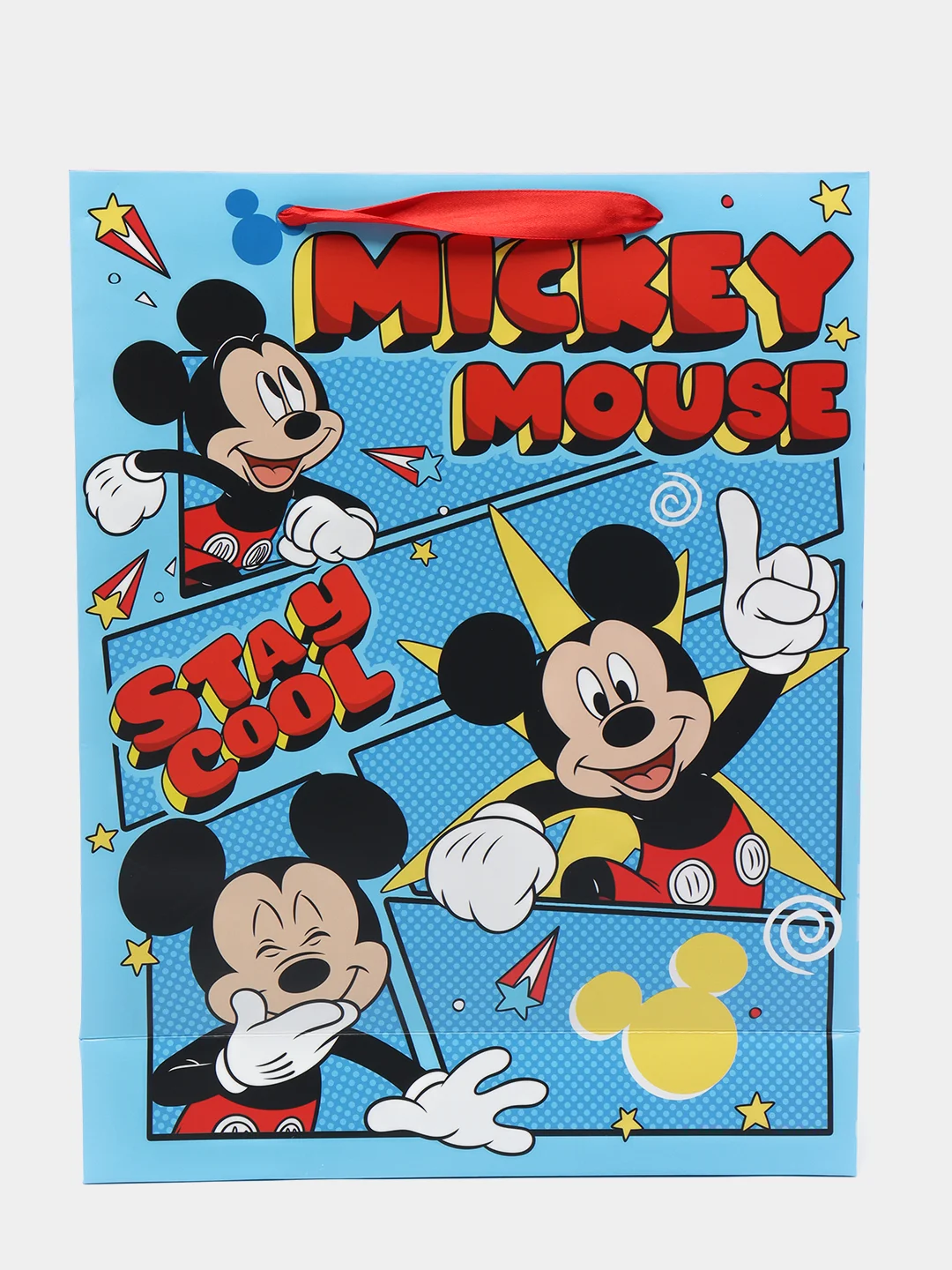 Пакет подарочный "Mickey Mouse" (Микки Маус), 31 х 40 х 11,5 см