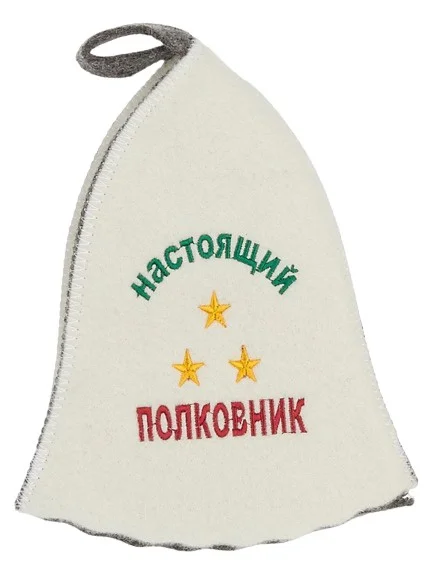 Шапка для бани и сауны, защита от перегрева